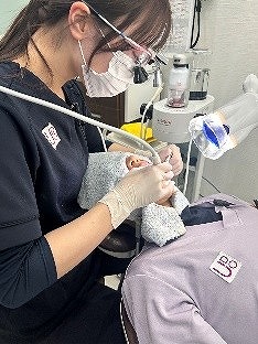 マンツーマン指導、頑張っています✨