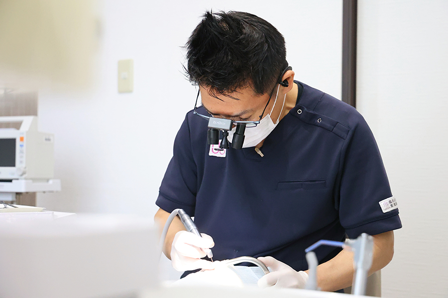 プロビジョナル（仮歯）の装着と微調整