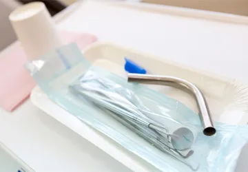 完全滅菌された診察器具